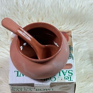Rustic Terracotta Pot with Ladle